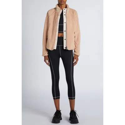 Moncler Grenoble Contrast Seam Crop Leggings