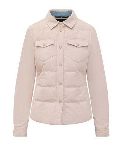 Moncler Grenoble Lightweight Mini Jacket With Artistic Pockets In Pink