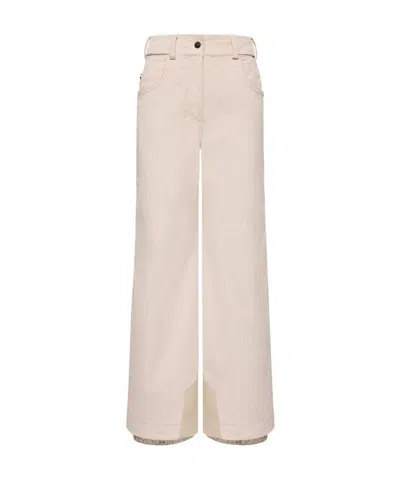 Moncler Grenoble Corduroy Ski Performance Trousers In Metallic