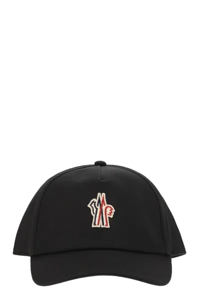 MONCLER MONCLER GRENOBLE COTTON GABARDINE BASEBALL CAP