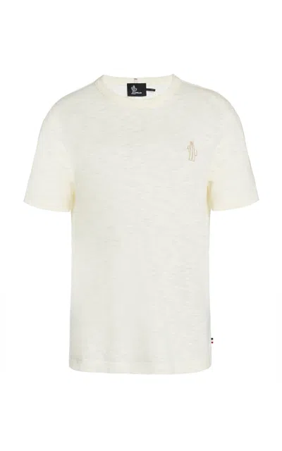 Moncler Grenoble Cotton Jersey T-shirt In White
