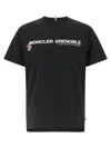 Moncler Crew Neck Short Sleeve Straight Hem T-shirt In Black