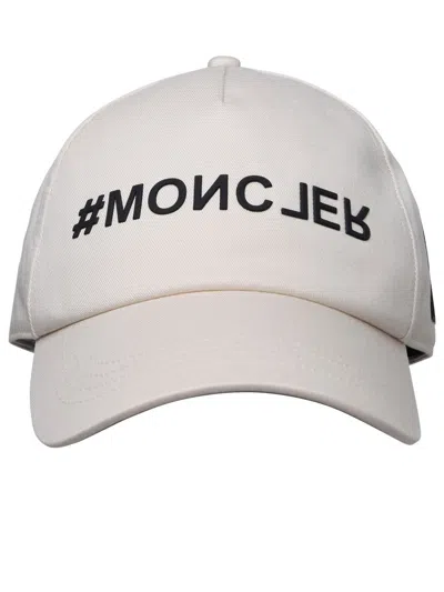 Moncler Grenoble Cream Cotton Hat