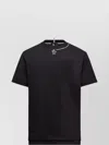 Moncler T-shirt Con Logo In Black