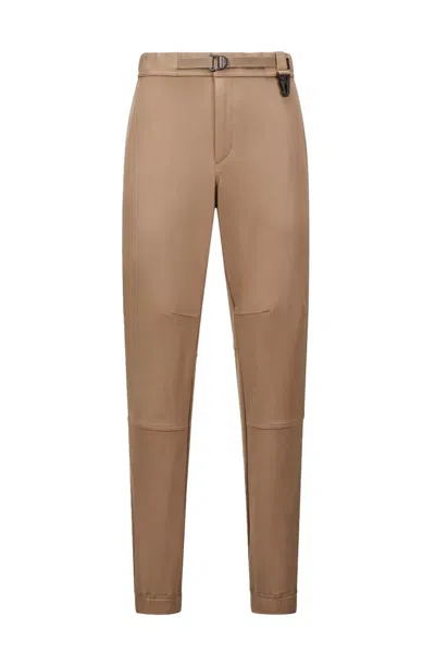 Moncler Grenoble Cuffed Trousers In Beige