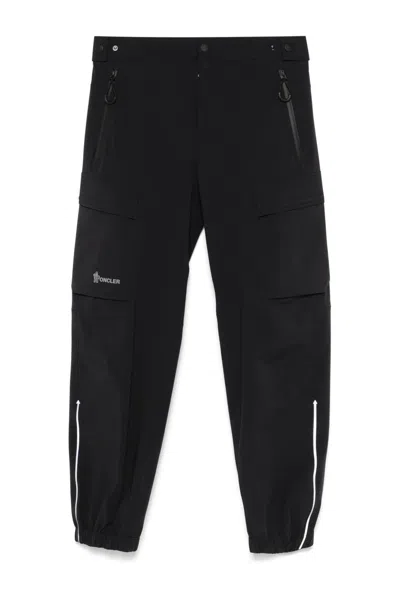Moncler Grenoble Cuffed Trousers In Black