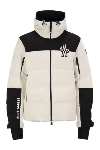 Moncler Grenoble Curtis - Hooded Ski Jacket In White,black