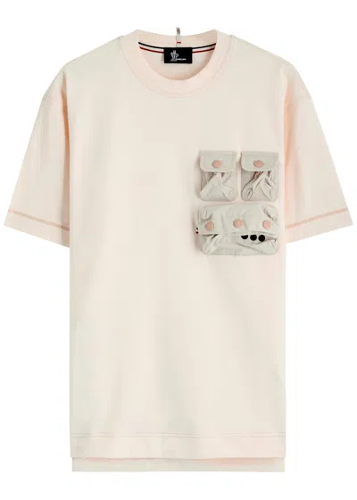 Moncler Grenoble Day-namic Stretch-cotton T-shirt In White