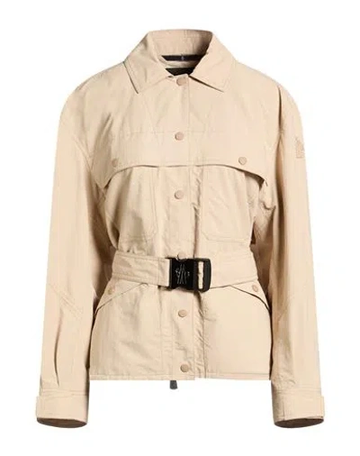 Moncler Grenoble Day-namic Woman Jacket Beige Size 1 Polyester In Neutral