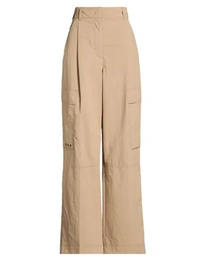 Moncler Grenoble Day-namic Woman Pants Beige Size L Polyester In Neutral