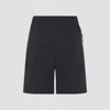Moncler Tailored Shorts Featuring Functional Back Pockets In Black