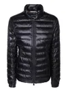 Moncler Logo-patch Padded-design Jacket In Black