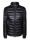 Moncler Logo-patch Padded-design Jacket In Black