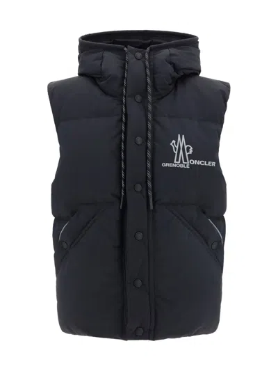 Moncler Baldy Down Vest In Black