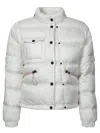 Moncler Mauduit White Polyester Bomber Jacket In White