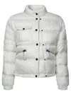 Moncler Mauduit White Polyester Bomber Jacket In White