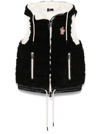 Moncler Grenoble Down Vest In Black