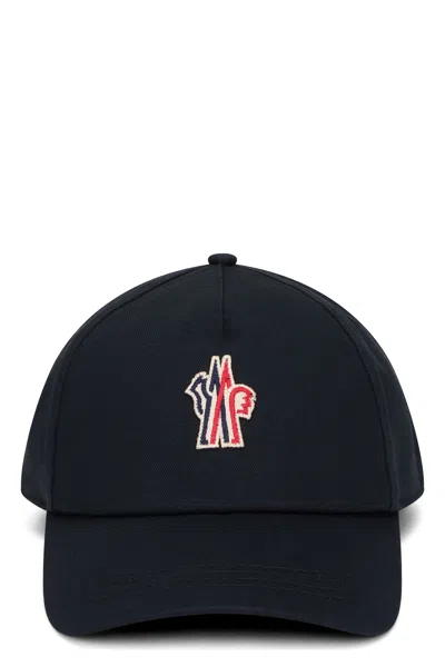 Moncler Grenoble Durable Baseball Cap With Stylish Embroidery - Adjustable Fit In Black