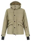 Moncler Elfin Puffer Jackets Beige In Green