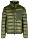 Moncler Olive Green Nylon Fraser Down Jacket In Green