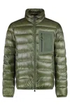 Moncler Olive Green Nylon Fraser Down Jacket In Green