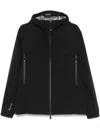 Moncler Shipton Hooded Packable Gore-tex Shell Jacket In Black