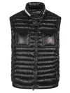 Moncler Grenoble Women Black Nylon Gumiane Down Jacket In Black