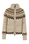 Moncler Girose Down-paneled Wool-blend Zip-up Cardigan In White