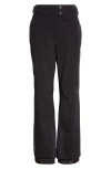 Moncler Mid-rise Logo-engraved Trousers In Black