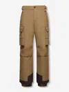 Moncler Cargo-pocket Ski Trousers In Brown