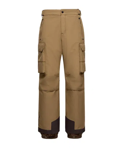 Moncler Grenoble Gore Tex Ski Pants In Brown