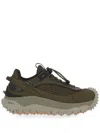 MONCLER MONCLER GRENOBLE GREEN POLYAMIDE TRAIL GRIP SNEAKERS