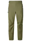 MONCLER MONCLER GRENOBLE GREEN POLYESTER PANTS