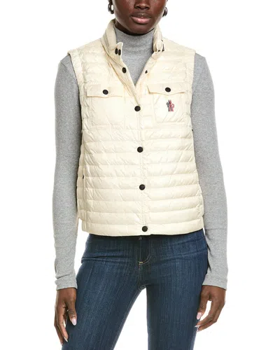 Moncler Grenoble Guamiane Polyamide Vest In White