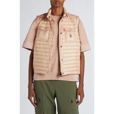 Moncler Grenoble Gumiane Quilted Puffer Vest In Tuscany