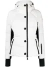 Moncler Grenoble Guyane Hooded Ski Jacket In White