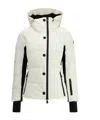 Moncler Grenoble Ivory Stretch Polyester Guyane Down Jacket In White