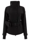 Moncler Hainets Padded Ski Jacket Black In Black