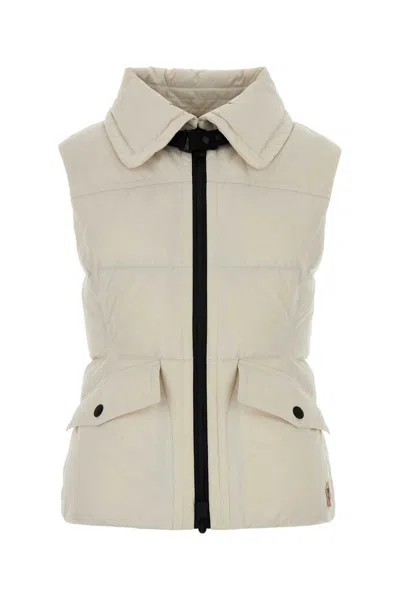 Moncler Grenoble Hallaine Vest In Neutral