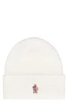 Moncler Grenoble Hat Made Of Wool And Alpaca In White