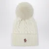 Moncler Grenoble Hat With Pom Pom In Brown