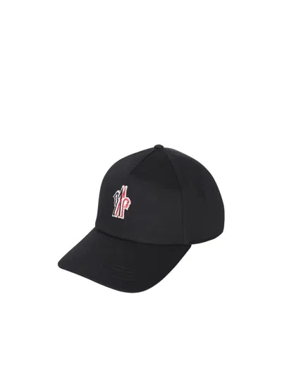 Moncler Logo Black Baseball Cap