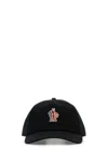 Moncler Grenoble Branded Baseball Cap In Black