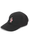 Moncler Grenoble Men Baseball Cap In Black