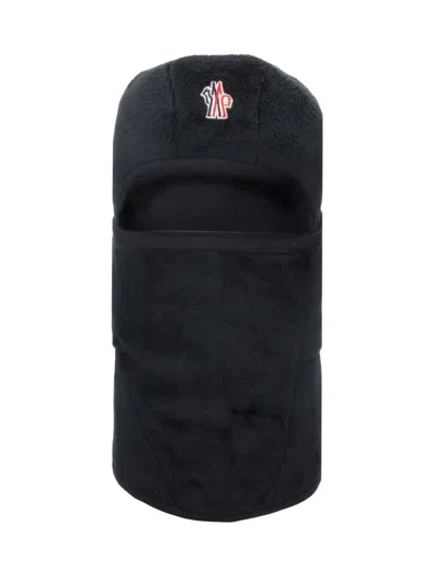 Moncler Velvety Fleece Balaclava In Black