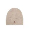 Moncler Alpaca And Wool Logo Beanie In Neutral