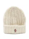Moncler Relaxed Style Hat Folded Cuff In Gray