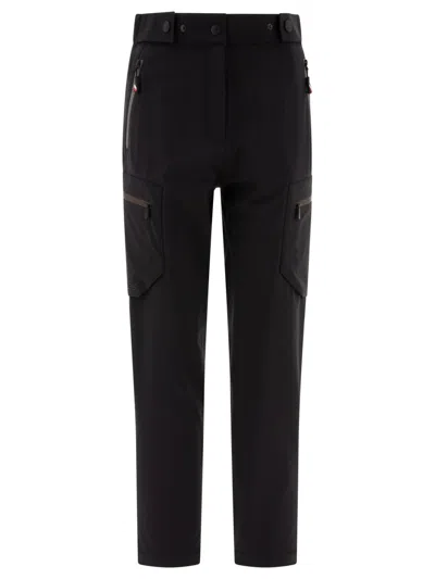 Moncler Grenoble High Waist Sport Trousers In Black