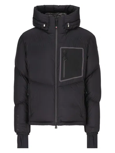 Moncler Mandres Hooded Padded Jacket In Black