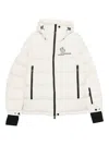 Moncler Grenoble Hooded Zip-fastening Jacket In Neutral